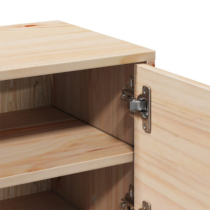Wandkast 31,5X30X30 Cm Massief Grenenhout