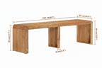 Bank 160X38X45 Cm Massief Acaciahout