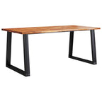 Eettafel Met Natuurlijke Rand Massief Acaciahout