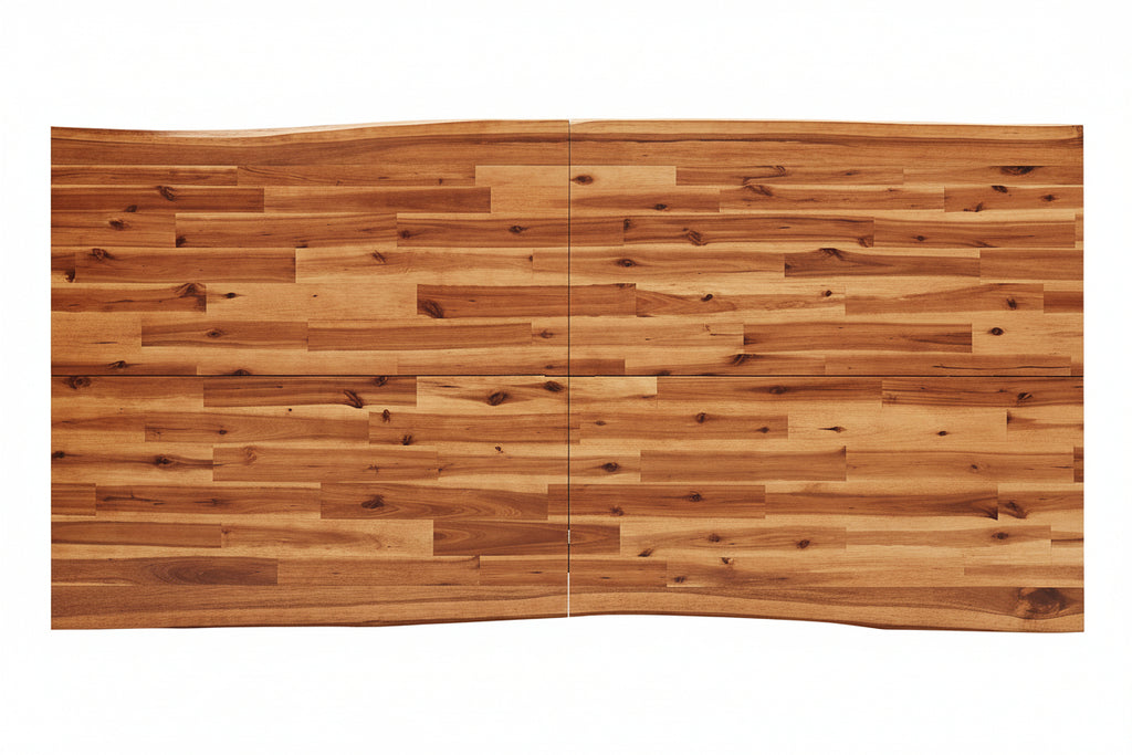 Eettafel Met Natuurlijke Rand Massief Acaciahout