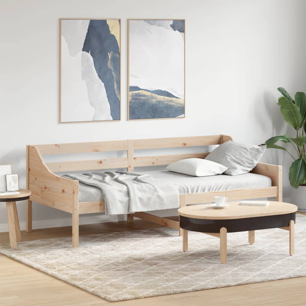 Slaapbank Zonder Matras Massief Grenenhout
