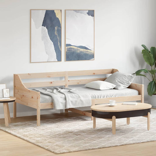 Slaapbank Zonder Matras Massief Grenenhout
