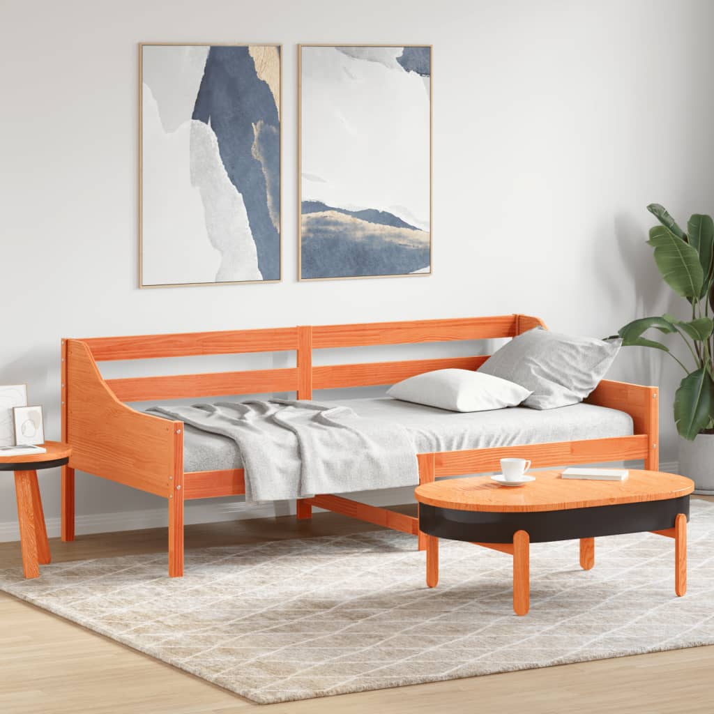 Slaapbank Zonder Matras Massief Grenenhout