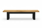 Eetbank Noain U-Vormige Poten 180X40X45 Cm Massief Hout