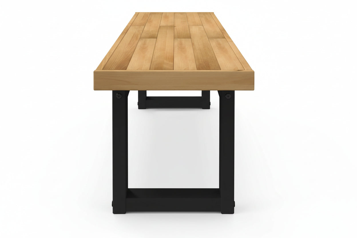 Eetbank Noain U-Vormige Poten 180X40X45 Cm Massief Hout