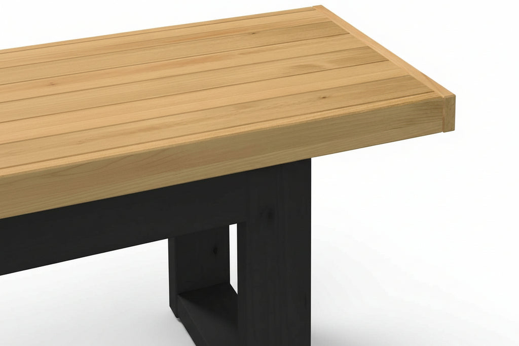 Eetbank Noain U-Vormige Poten 180X40X45 Cm Massief Hout