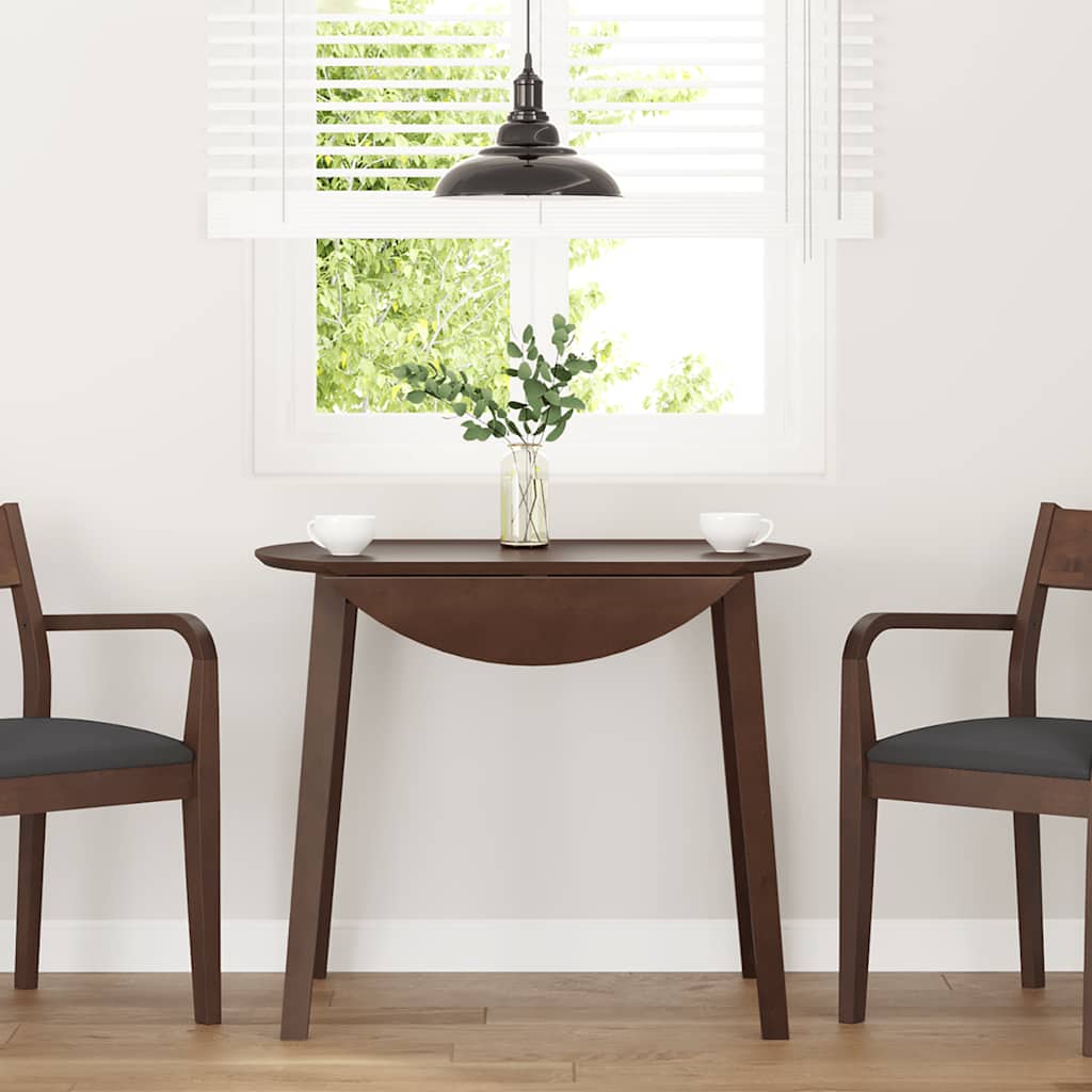 Eettafel Massief Hout Rubber