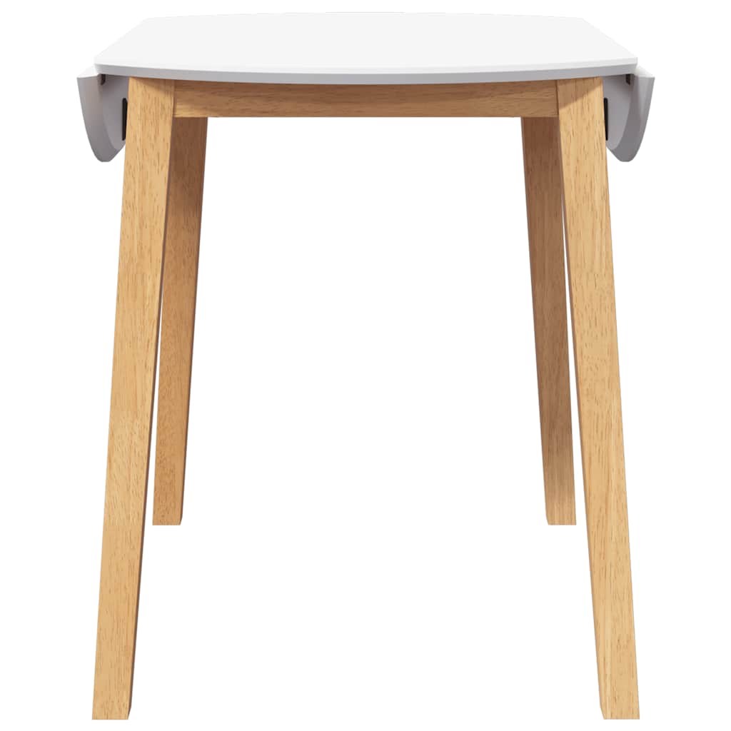Eettafel Massief Hout Rubber