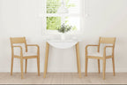 Eettafel Massief Hout Rubber