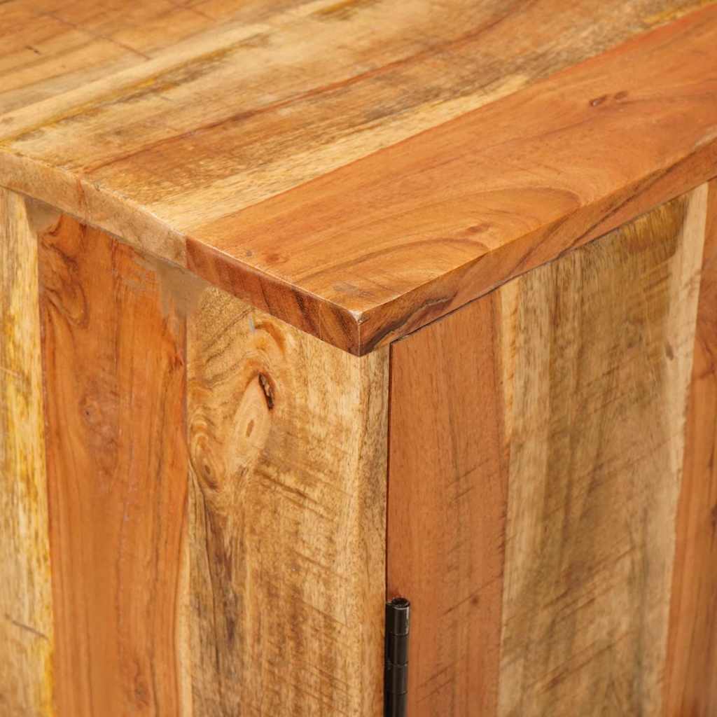 Opslagkasten Met Plank Bruin Massief Mango Hout