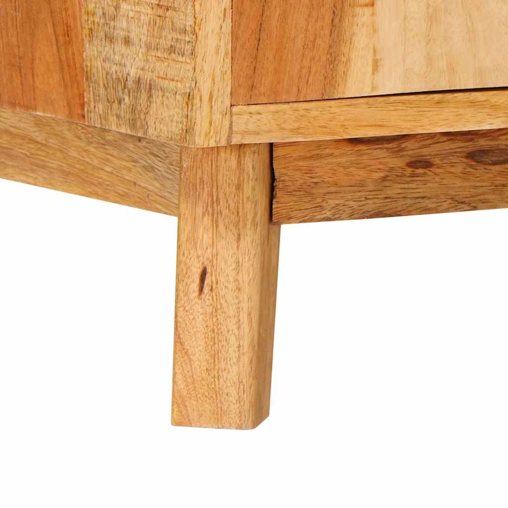 Opslagkasten Met Plank Bruin Massief Mango Hout