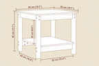 Salontafel Massief Grenenhout