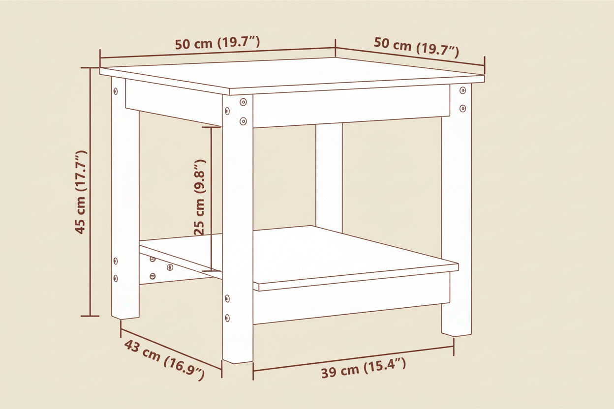 Salontafel Massief Grenenhout