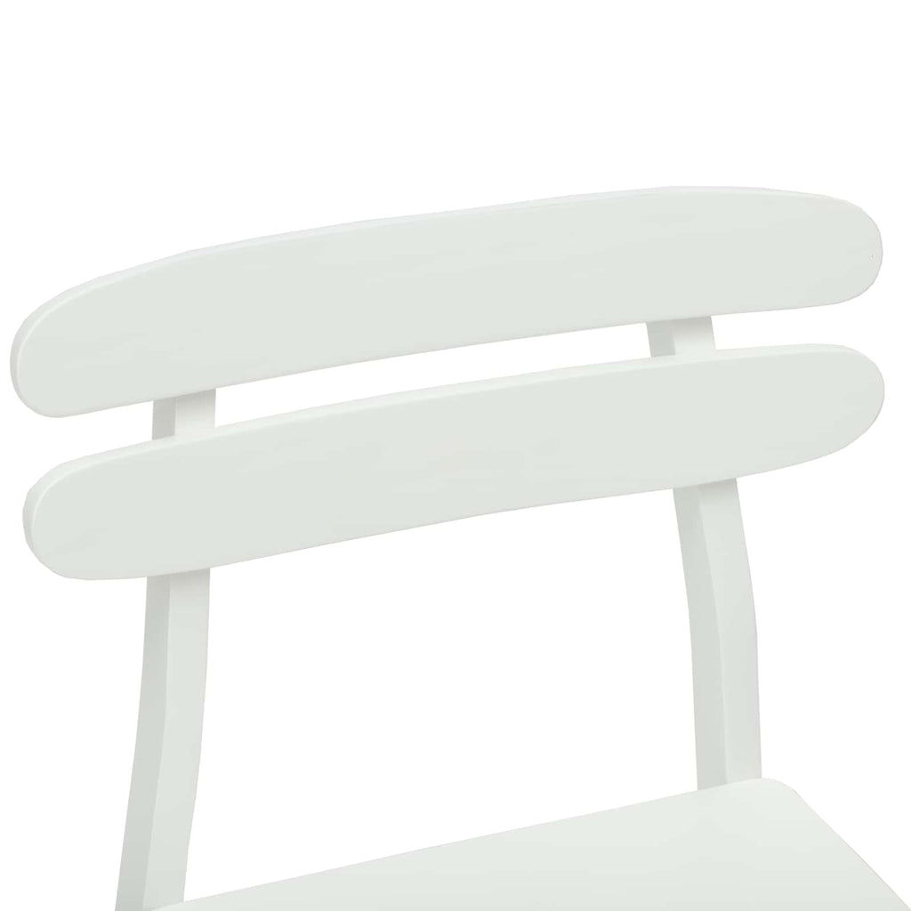 Eetkamerstoel 2 Pcs Massief Rubberhout