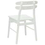 Eetkamerstoel 2 Pcs Massief Rubberhout