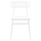 Eetkamerstoel 2 Pcs Massief Rubberhout