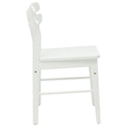 Eetkamerstoel 2 Pcs Massief Rubberhout