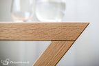 Bijzettafel Madrid massief eiken hout of noten hout - meerdere houttinten