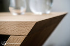 Bijzettafel Madrid massief eiken hout of noten hout - meerdere houttinten
