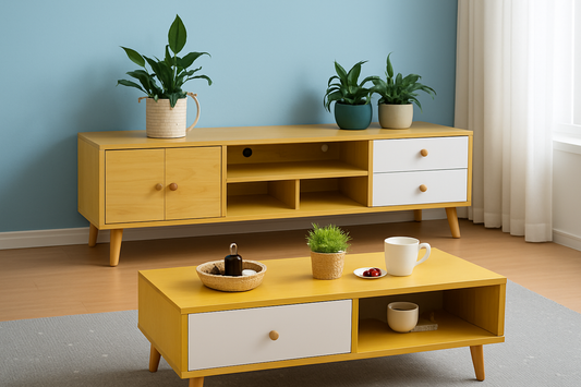 Modern Living Room TV Stand Table Set-3