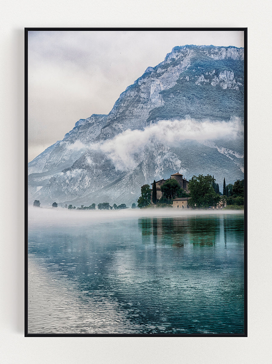 Cottage At The Lake premium poster