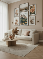 Flowers In The Mountains premium poster