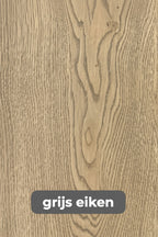 Eettafel DREAUM rechthoekig van massief hout en staal - bruin en zwart