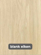 Eettafel DREAUM rechthoekig van massief hout en staal - bruin en zwart