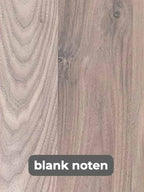 Eettafel DREAUM rechthoekig van massief hout en staal - bruin en zwart