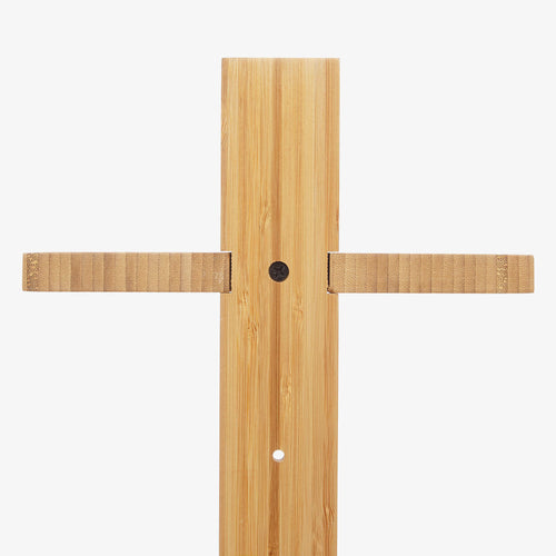 Design bamboe wandrek met 4 planken