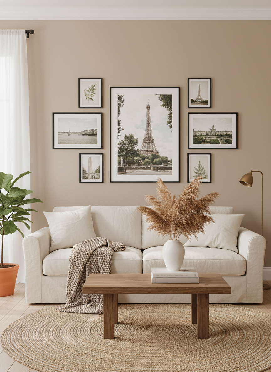 Paris Eiffel Tower premium poster