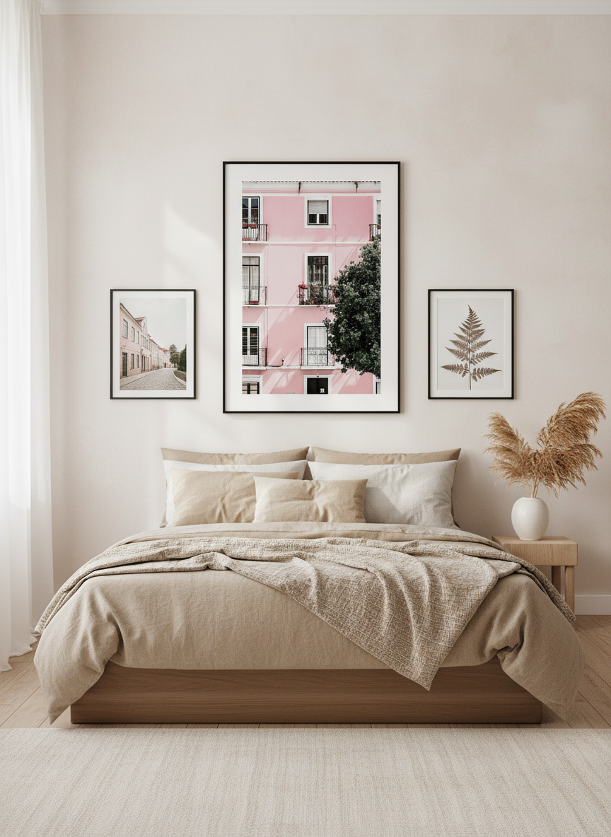 Pink Home premium poster