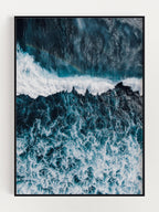 Rough Waves premium poster