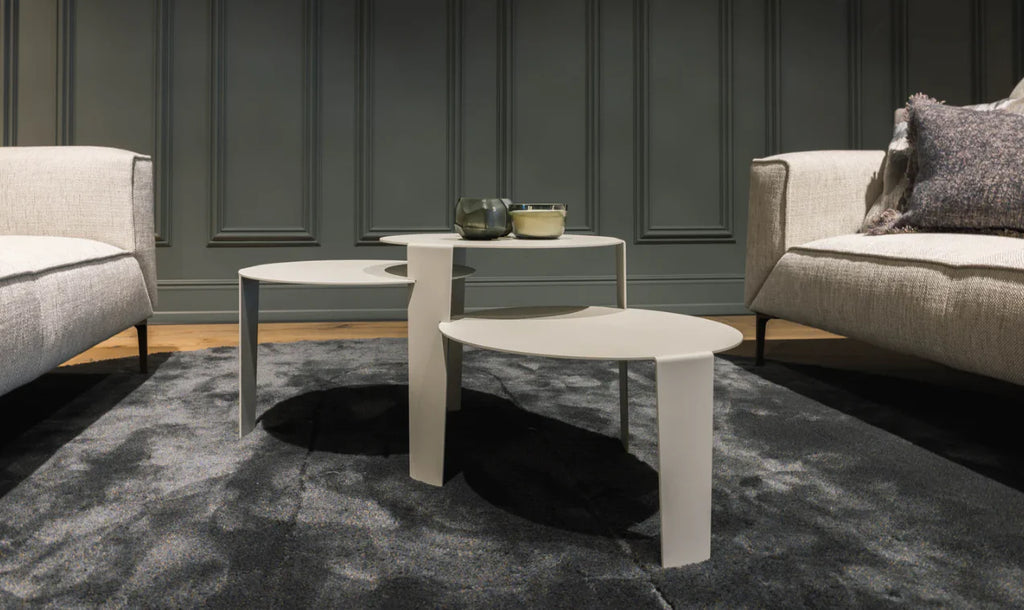 Dutch design Cascado dynamische salontafel ovaal van staal - meerdere kleuren