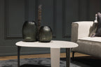 Dutch design Ogra salontafel organisch van staal - zijde grijs