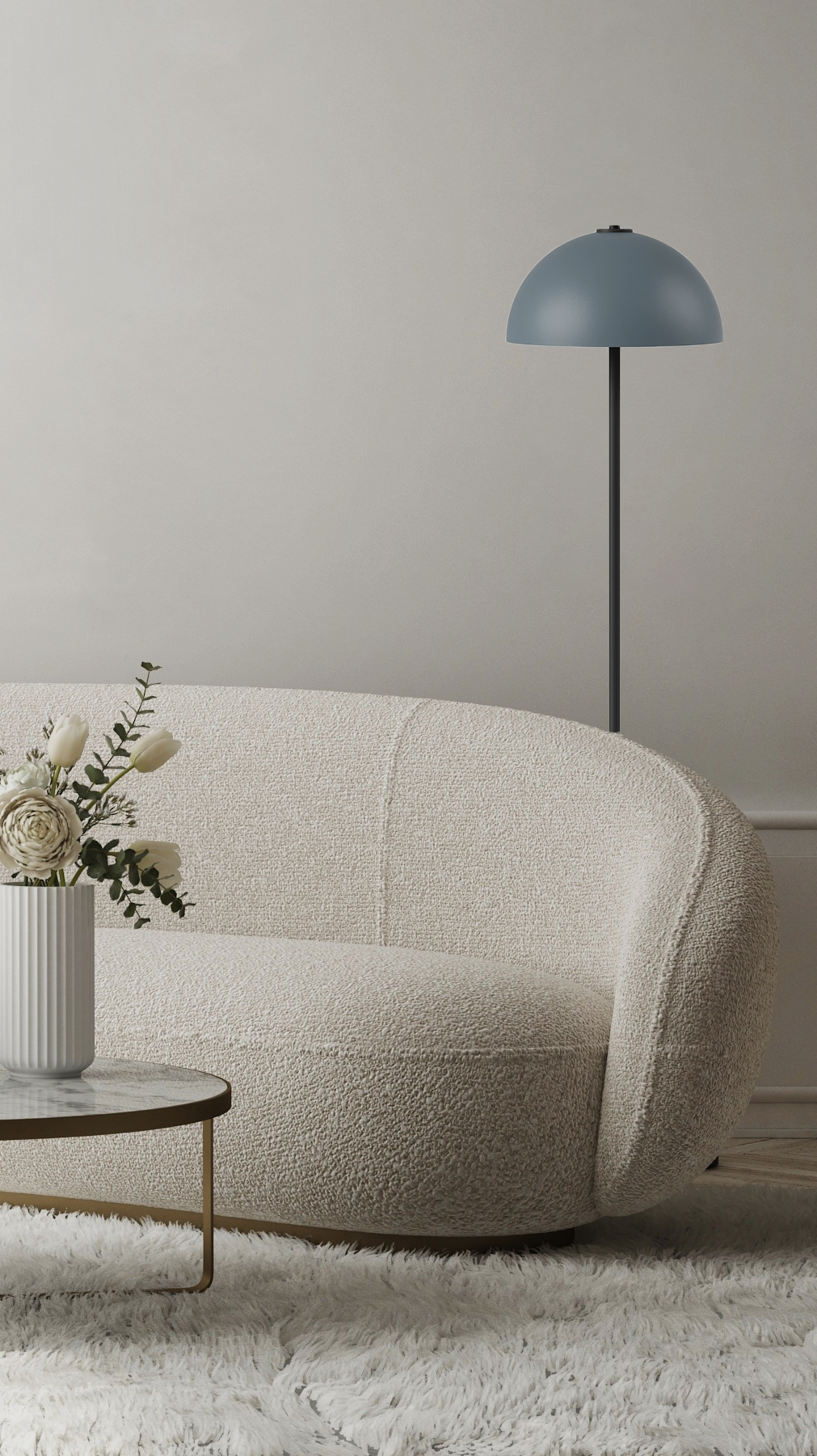 Dutch design switch vloerlamp maat L - meerdere kleuren