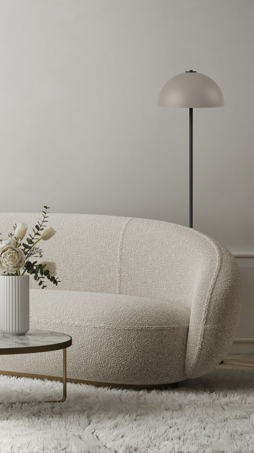 Dutch design switch vloerlamp maat L - meerdere kleuren