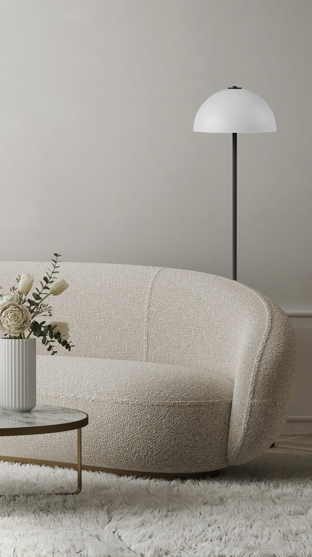 Dutch design switch vloerlamp maat L - meerdere kleuren