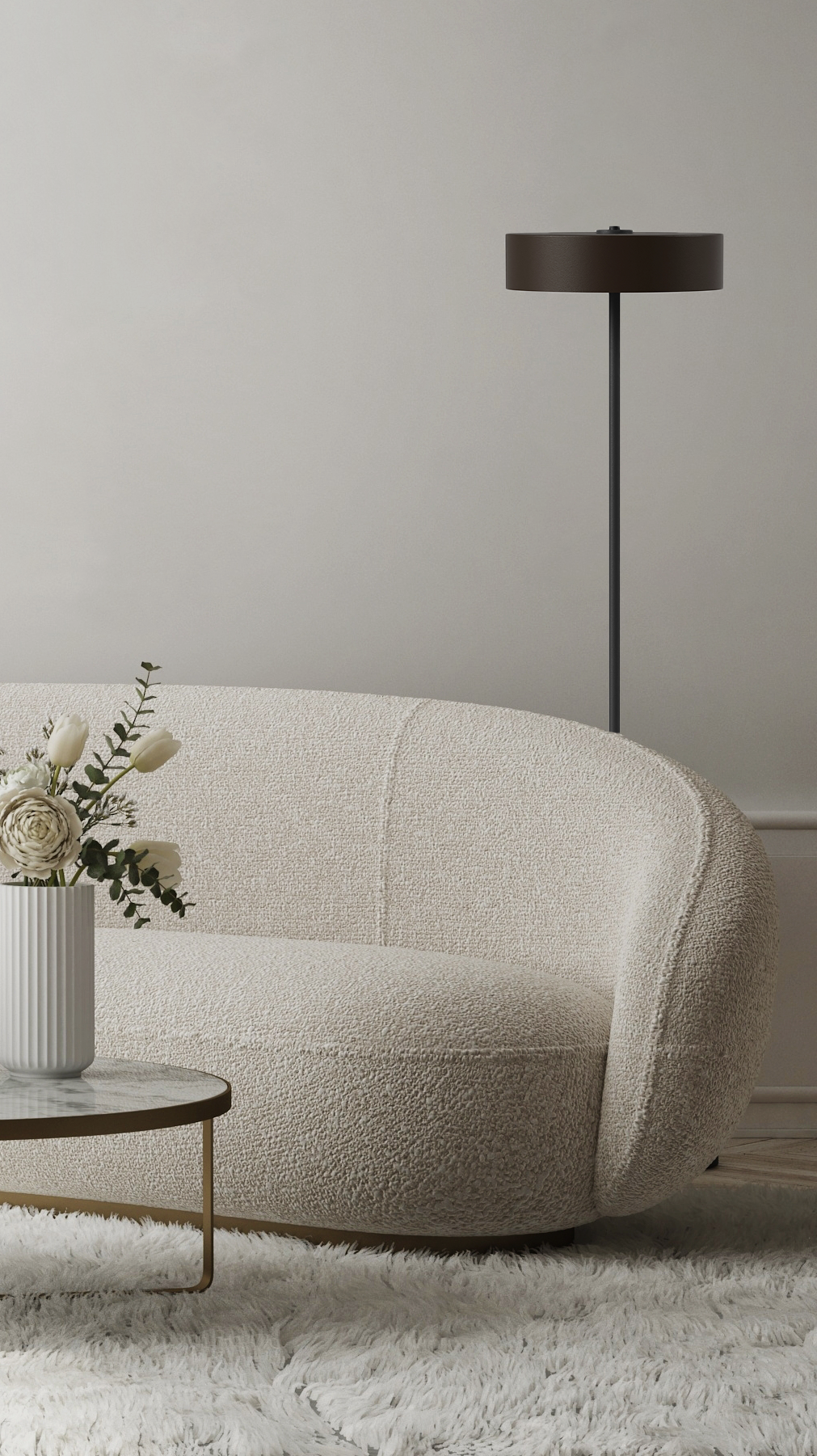 Dutch design switch cup vloerlamp maat L - meerdere kleuren