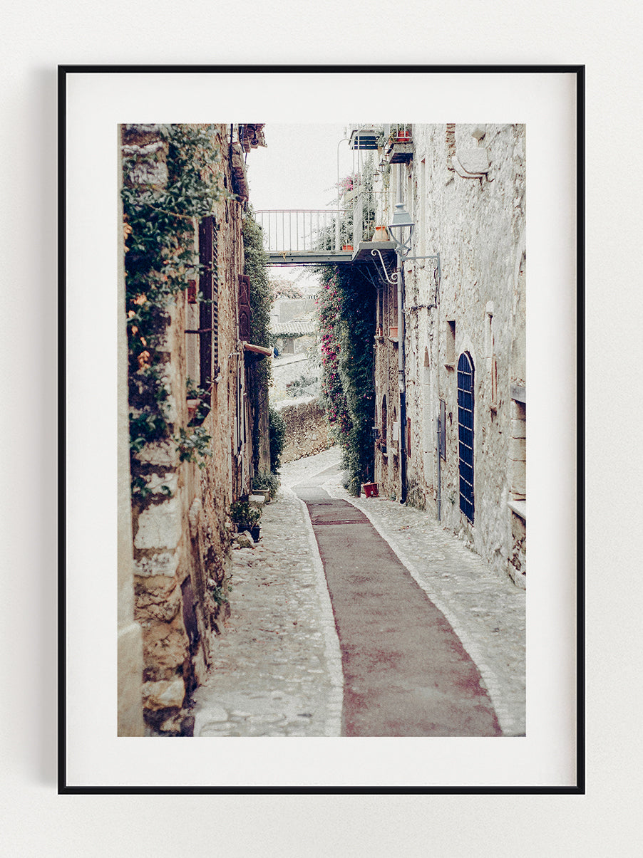Village Street premium poster