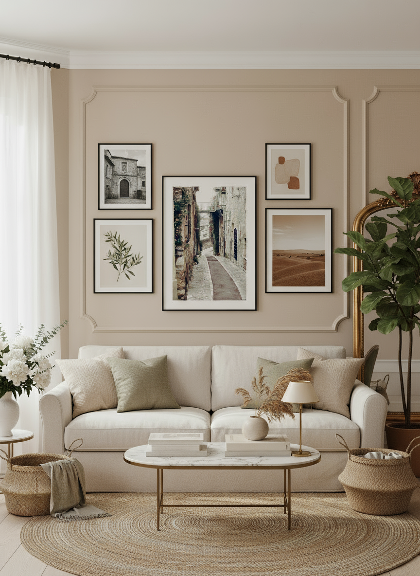 Village Street premium poster