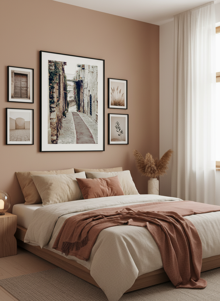 Village Street premium poster