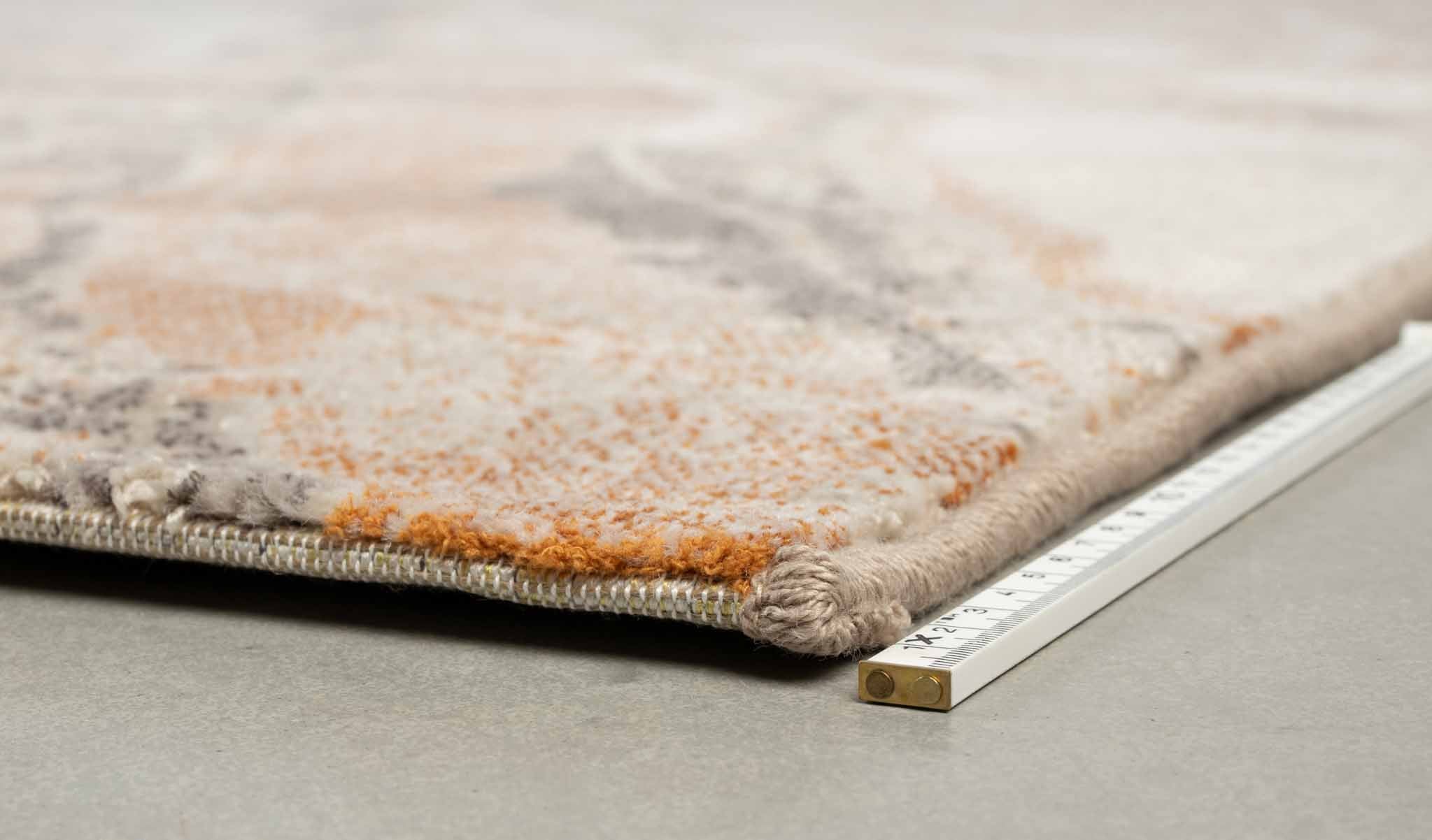Design vloerkleed Zuiver Solar rechthoekig - grijs en terra
