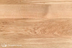 Handgemaakte ronde eettafel Forcina van massief eiken hout en metaal 130 cm - bruin en zwart