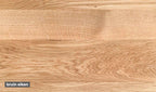 Ronde eettafel DREAUM van massief eiken hout en staal - bruin en zwart