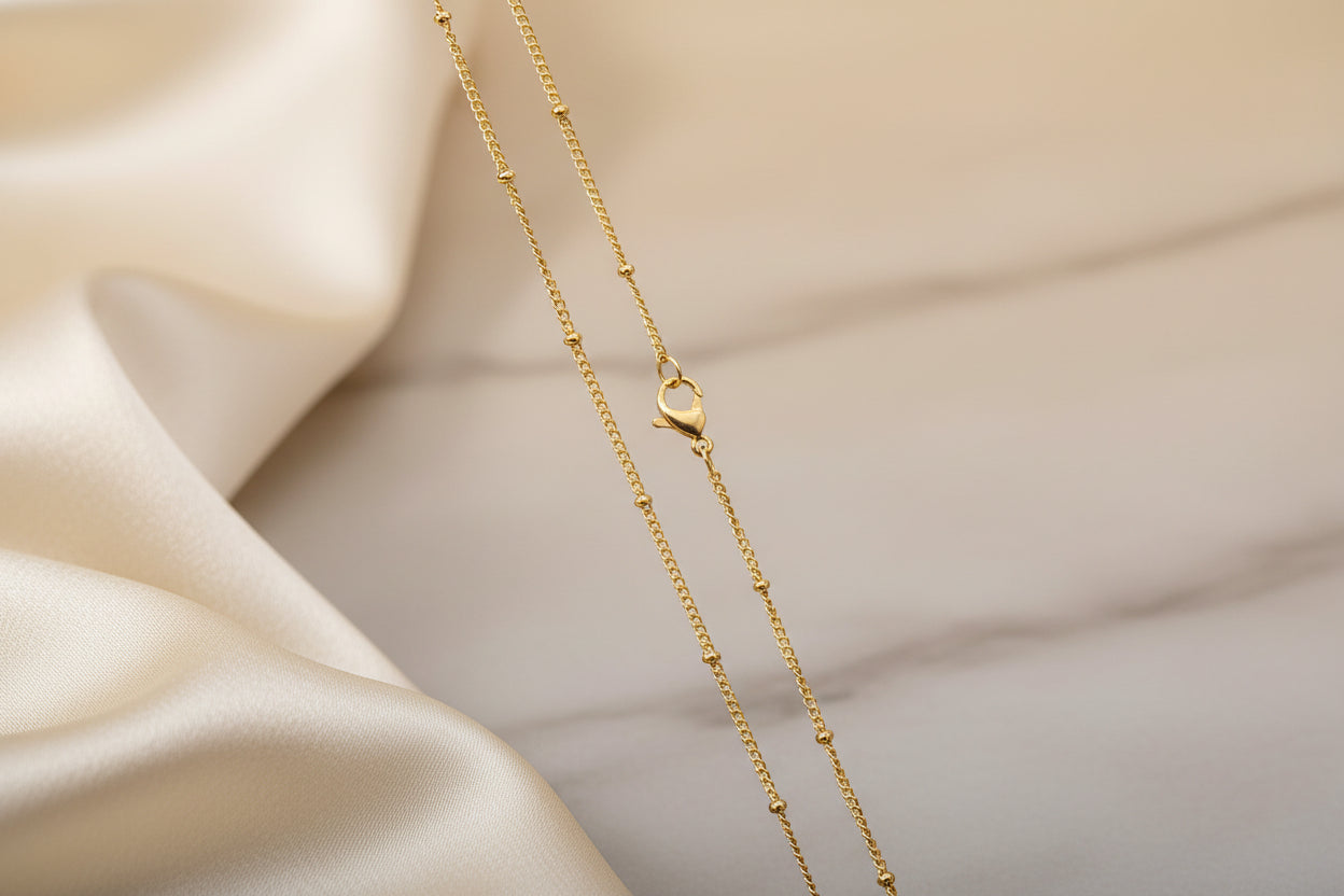 Handgemaakte Rozenkwarts ketting voor liefde en balans - roze en goud