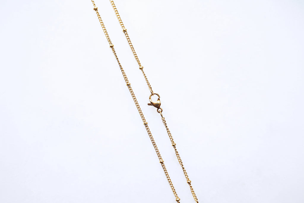 Handgemaakte Amazoniet ketting voor geluk en harmonie - blauw groen en goud