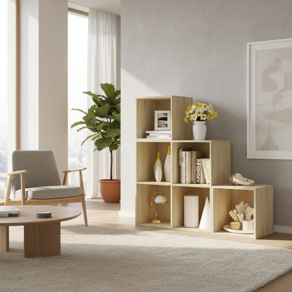 Trendy boekenkast met multifunctionele trap ontwerp hout - wit of bruin