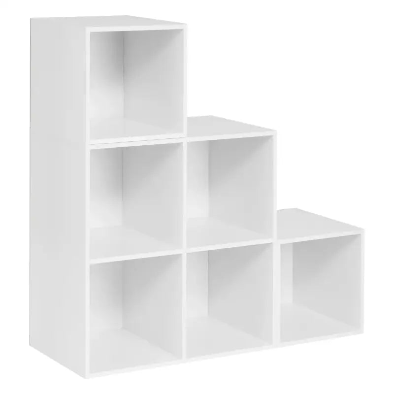 Modulaire boekenkast met multifunctionele trap ontwerp hout - wit of bruin