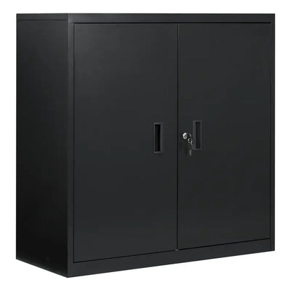 Vergrendelbare kast modern metaal - licht grijs of zwart